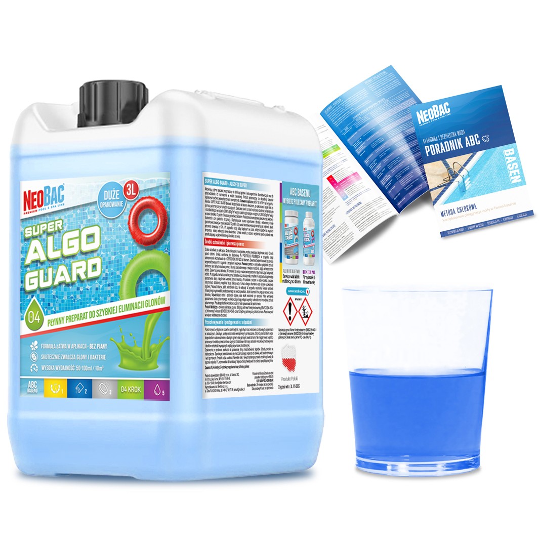 NeoBac Pool & Spa SUPER ALGO GUARD agent anti-algues liquide 3L