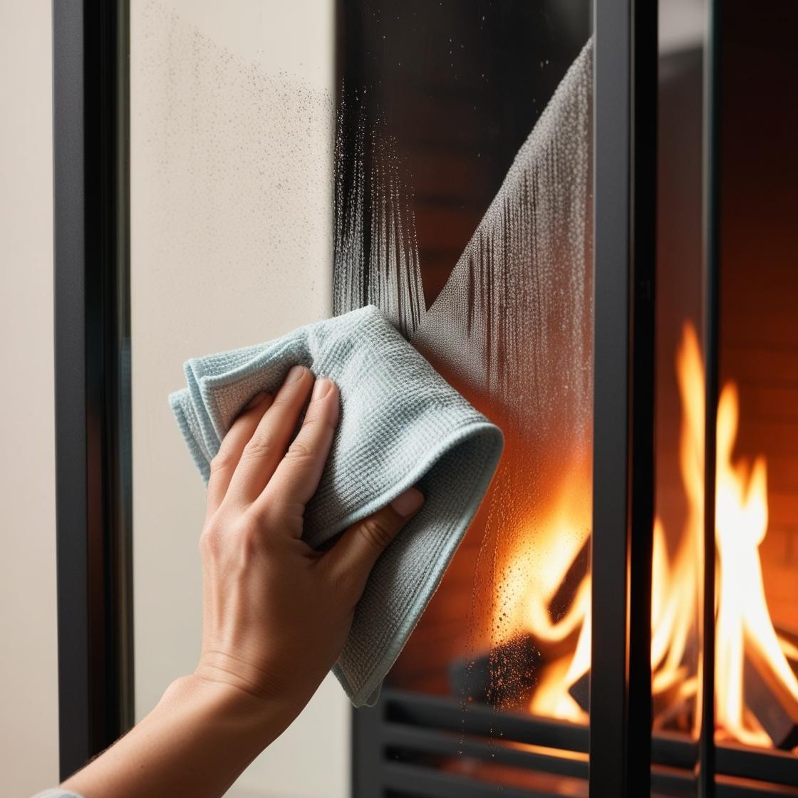 HeatFire Kaminreinigungsschaum – Reinigung mit Schaum und Tuch