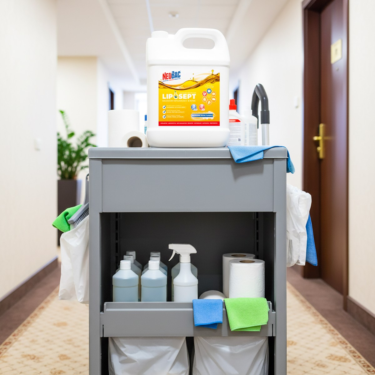Desengrasante biológico para la industria hotelera