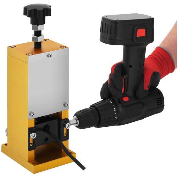 Spelacavi Manuale CREWORKS - Per Fili 1.5-25 Mm, Con Manovella E Adattatore Trapano - Foto 3