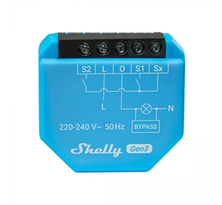 Shelly 1L Gen3 vista frontale