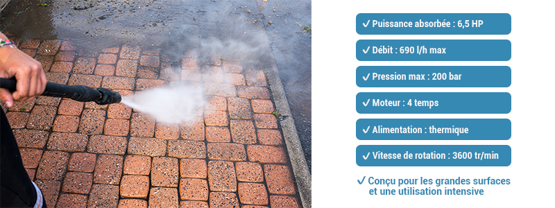 Lavor - Nettoyeur haute pression thermique 200 Bars 690L/h - INDEPENDENT 2800