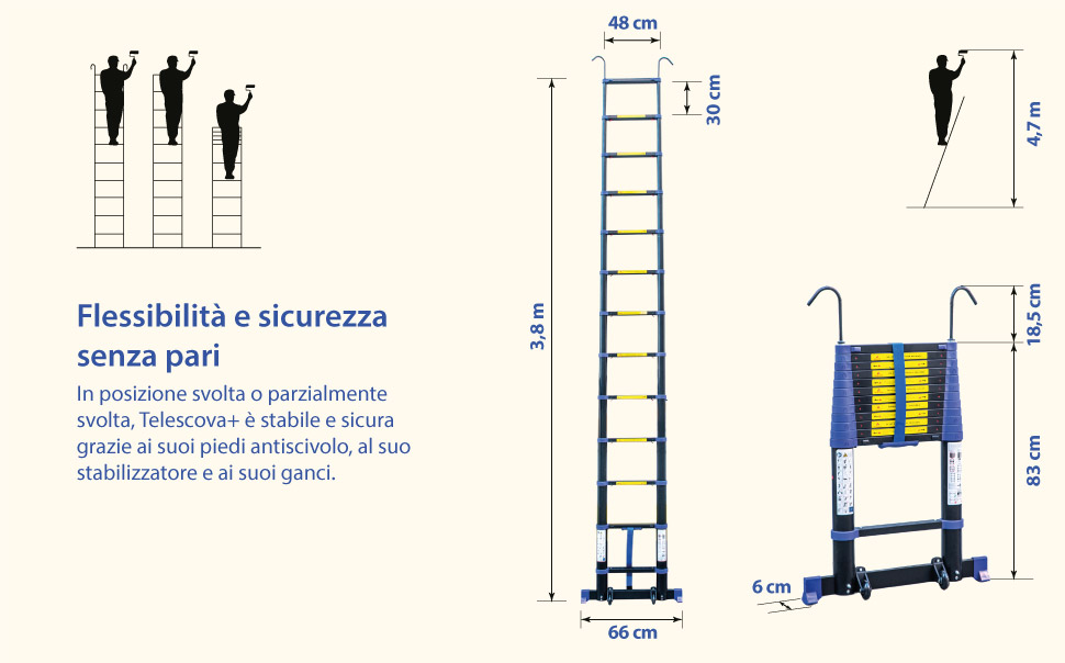 Scala telescopica TELESCOVA12+
