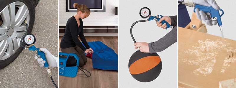 Scheppach - Compresseur Portatif 1100W 8bar 180L/min - AIR FORCE-2 -Scheppach