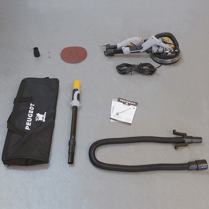 Peugeot - Ponceuse plâtre télescopique 810W 225mm - ENERGYSand-225