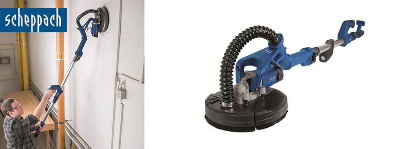 Ponceuse pour plâtre rotative Scheppach DS920 225mm 230V 50Hz 710W + Accessoires