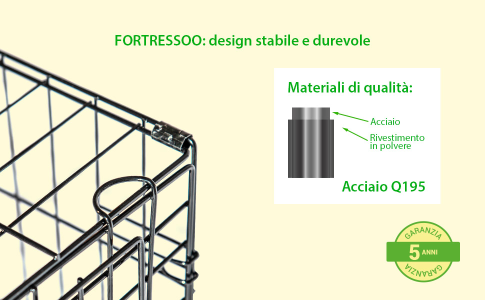 Gabbia per cani FortressooS