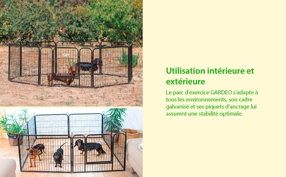 Utilisation intérieure et extérieure