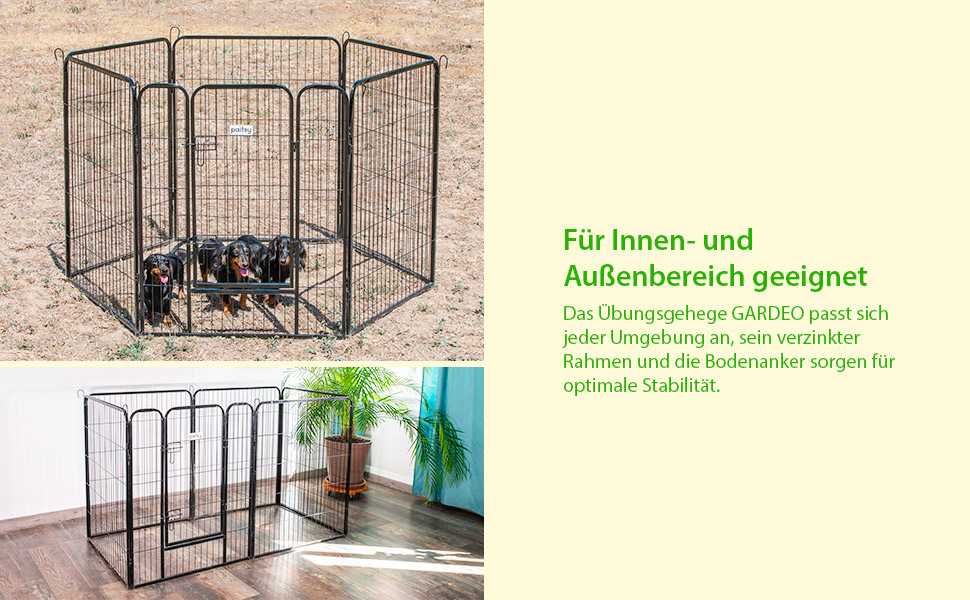 Hunde-, Welpen- und Kaninchengehege GARDEO