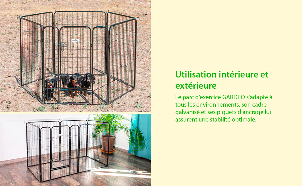 Utilisation intérieure et extérieure