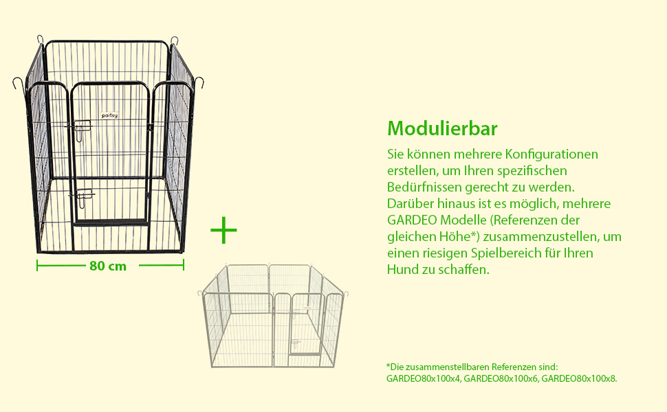 Hunde-, Welpen- und Kaninchengehege GARDEO