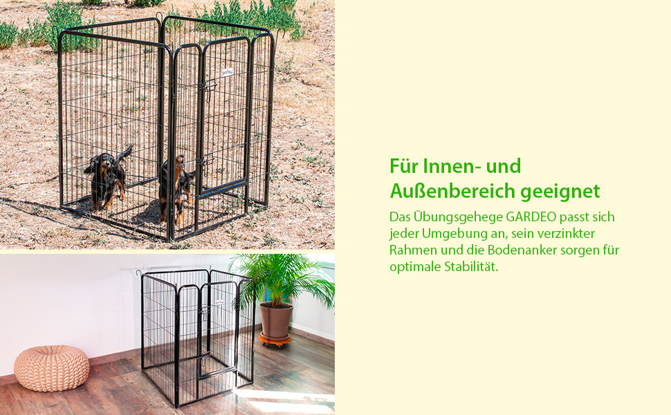 Hunde-, Welpen- und Kaninchengehege GARDEO