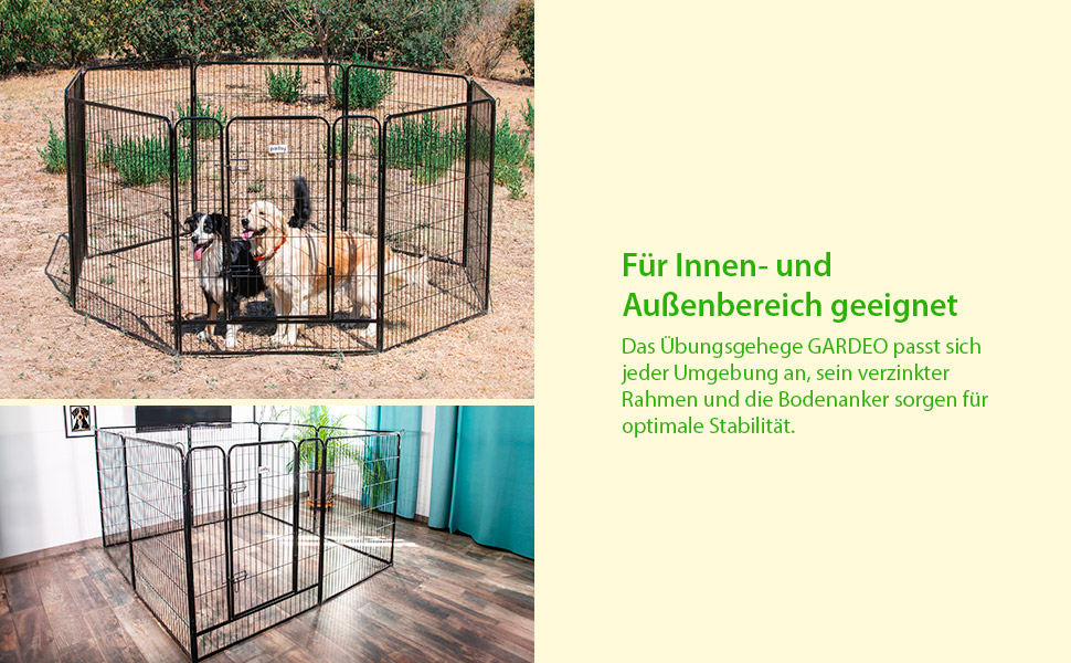 Hunde-, Welpen- und Kaninchengehege GARDEO