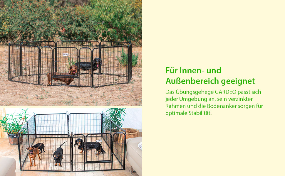 Hunde-, Welpen- und Kaninchengehege GARDEO