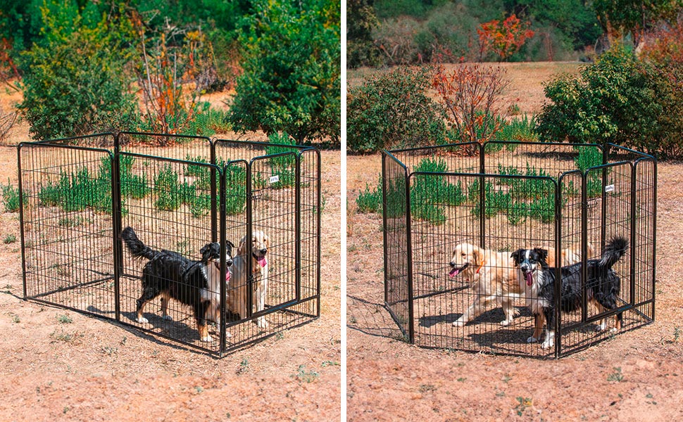 Parc Enclos pour chien chiot et lapin modulable