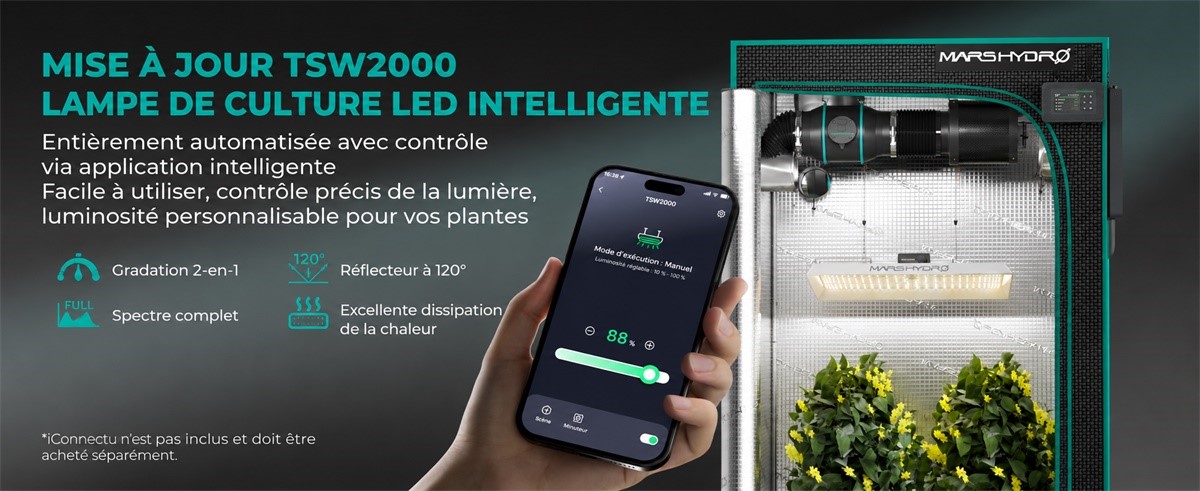 Mars Hydro TSW2000 300W LED Lampe horticole