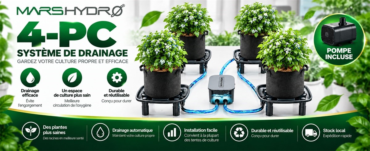 Mars Hydro Drainage System
