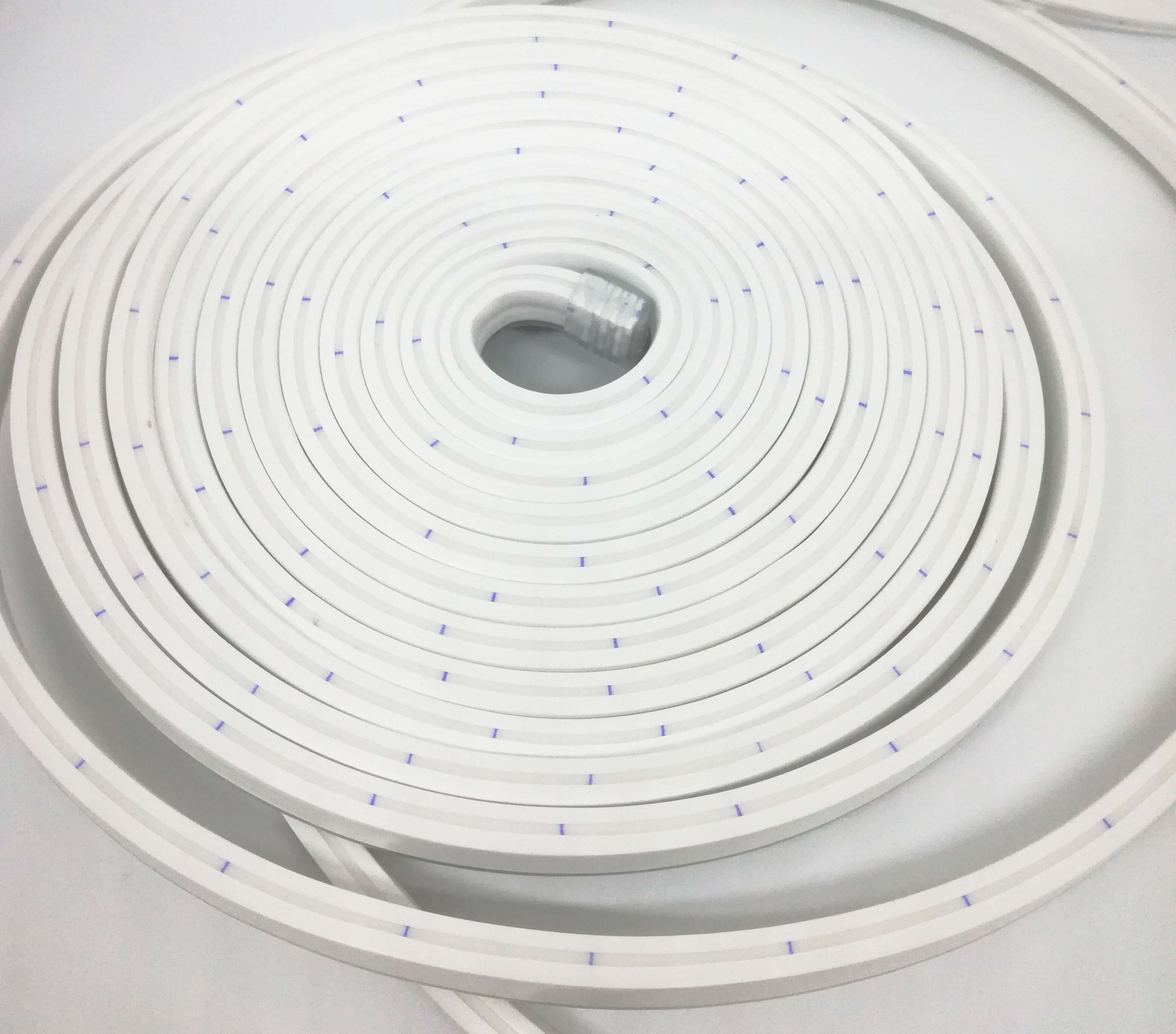 Ruban LED flexible bleu givré