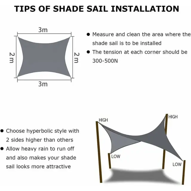 Voile d'ombrage