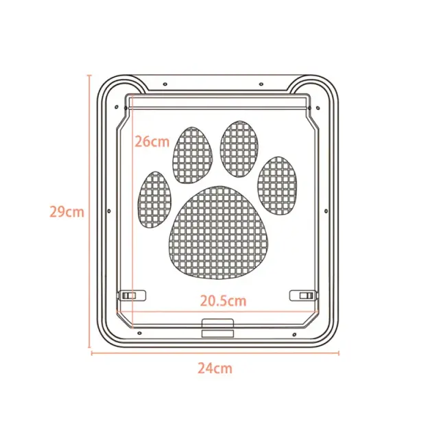 Porte moustiquaire pour animaux