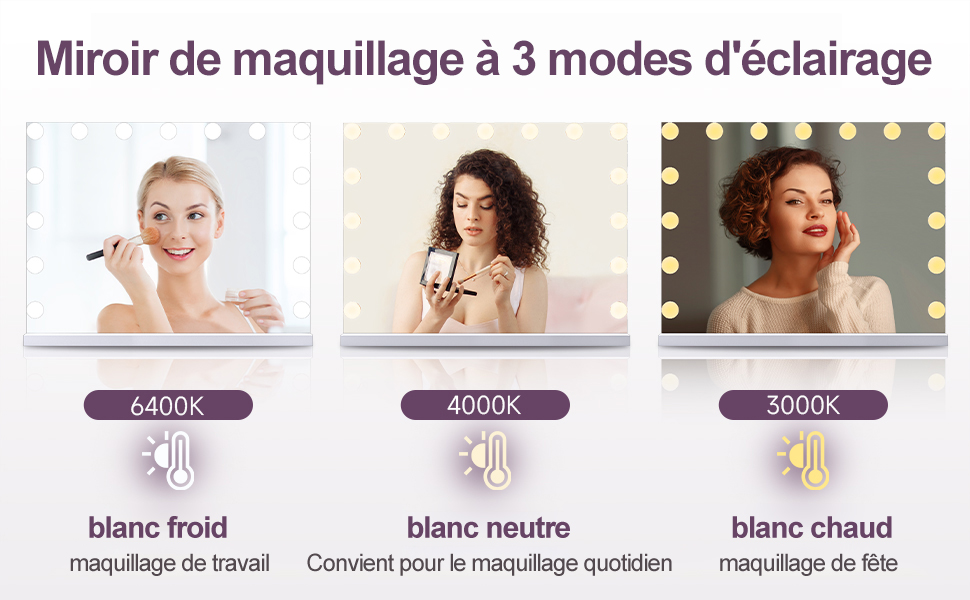 Miroir de maquillage SONNI