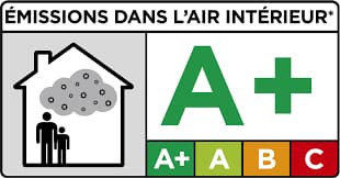 émissions dans l'air intérieur a+