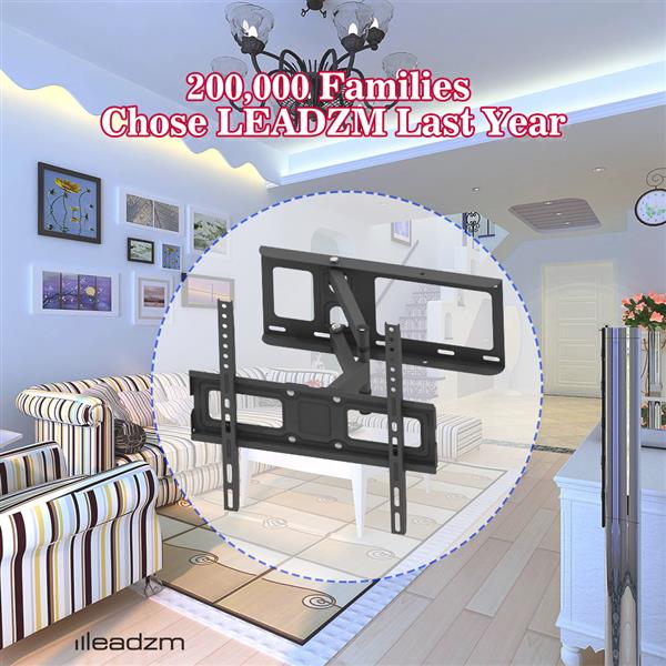 32-60寸单摆大底座电视架 TMDD-102承重35KG/VESE400*400/上下-10~ 10°-32