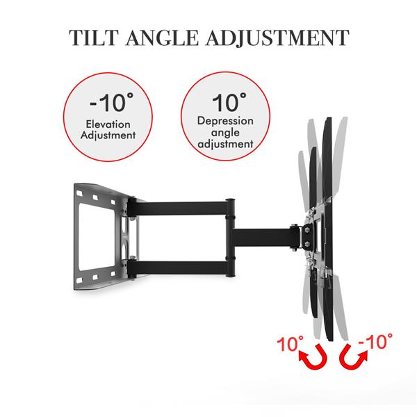 32-60寸单摆大底座电视架 TMDD-102承重35KG/VESE400*400/上下-10~ 10°-25