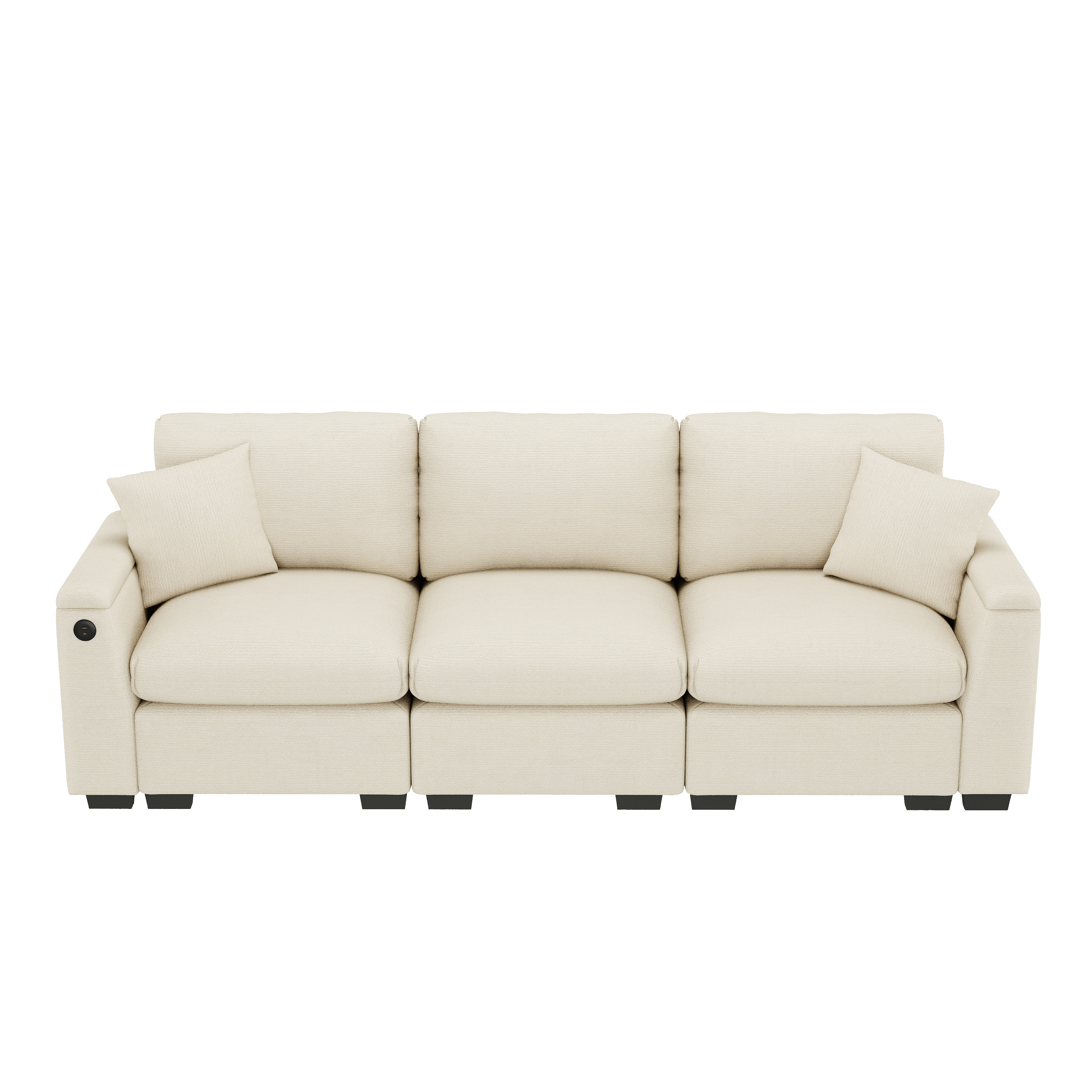 Confort canapé chenille beige