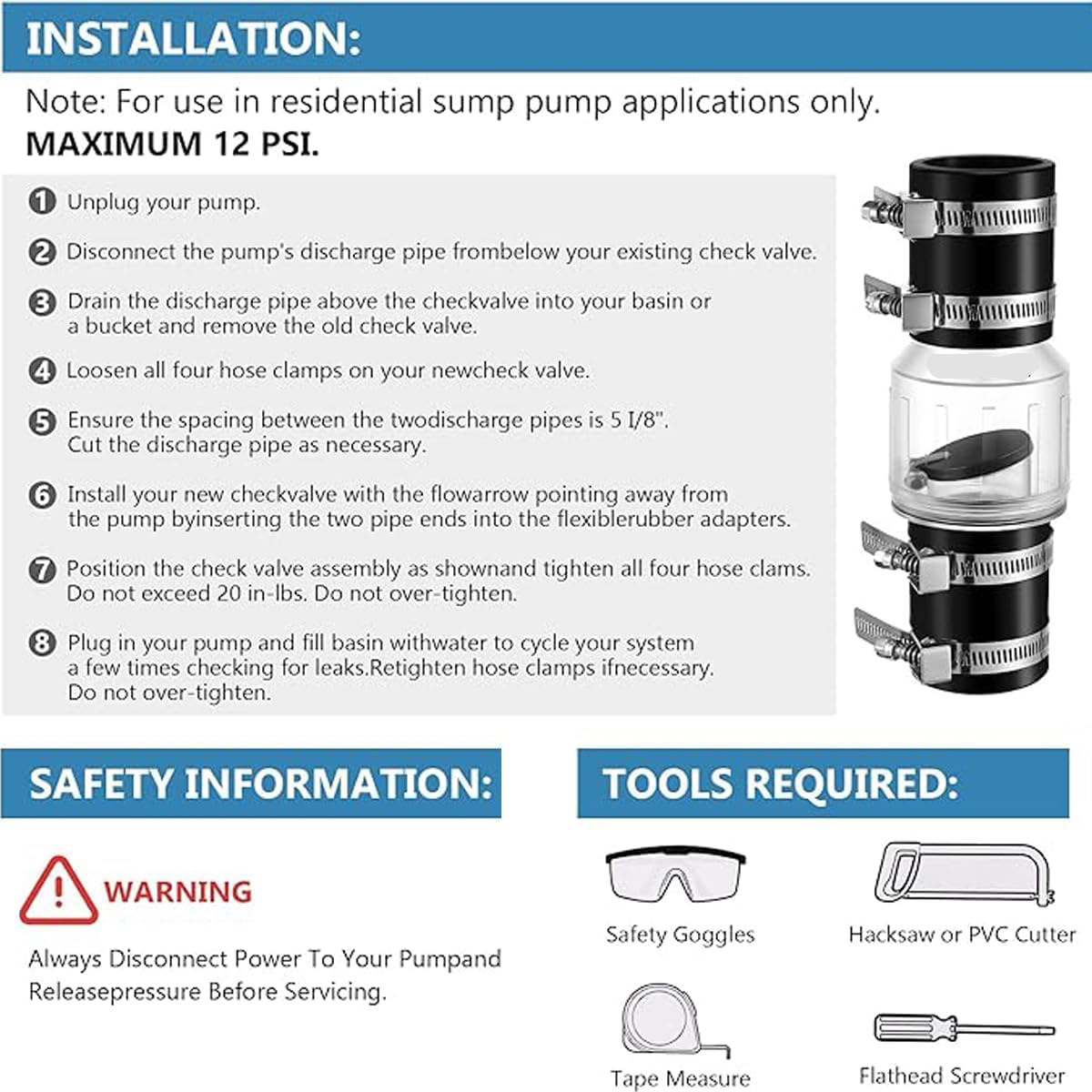 Sump Pump Check Valve Image 3