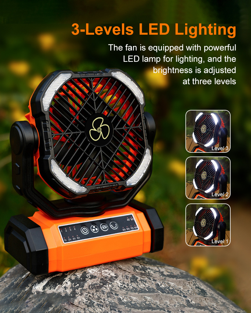 Ventilateur portable rechargeable