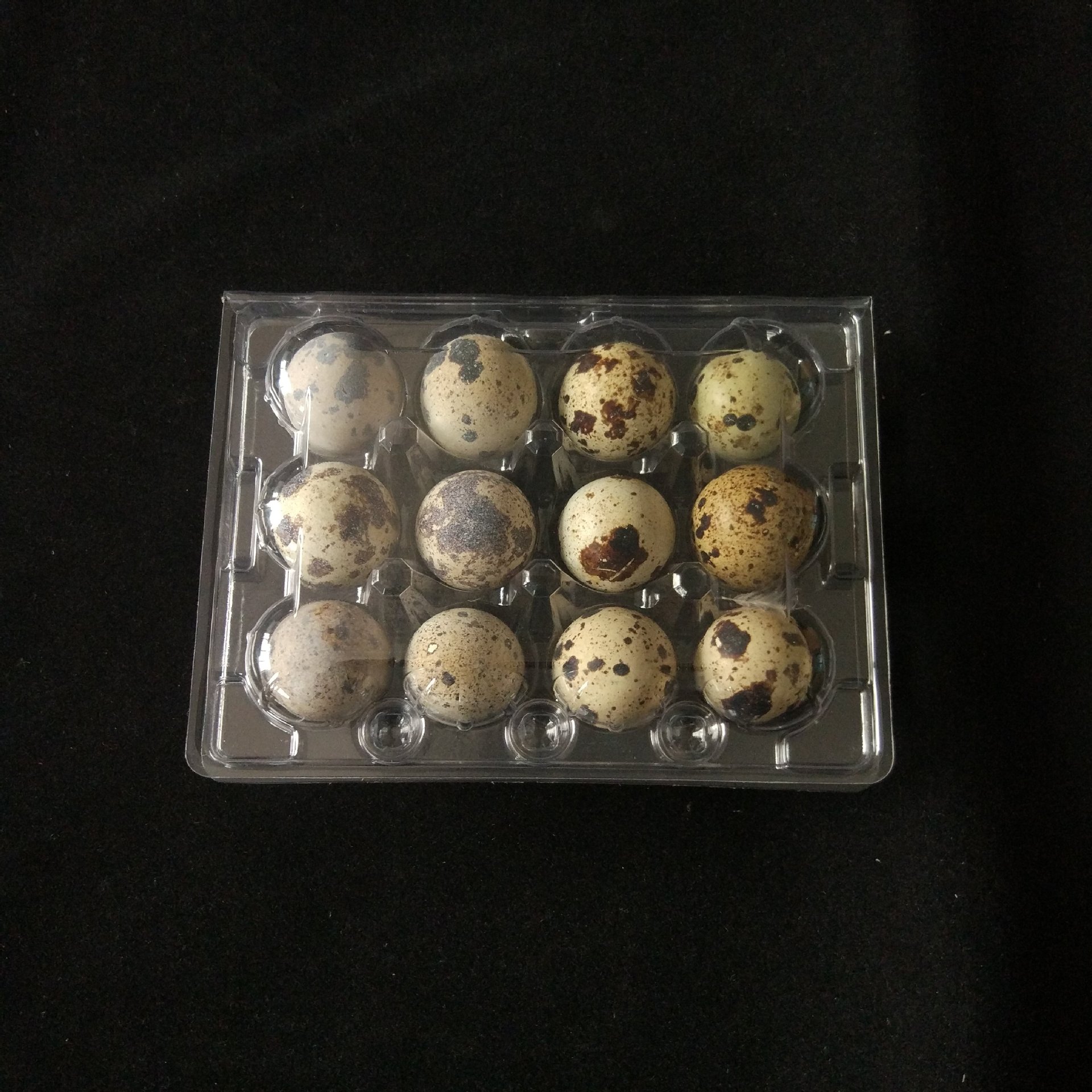 100pcs 12 Lattice Quail Egg Box Reusable Quail Egg Cartons Egg Storage