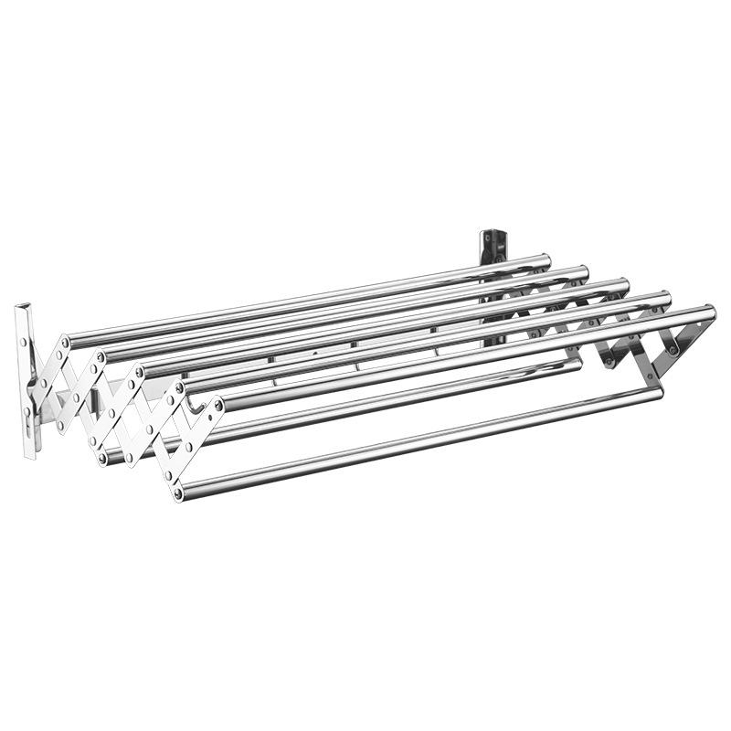 Alvinlite Stendibiancheria Retrattile A Soffitto – 4 Corde, Lunghezza Max 3,2m, Carico 8kg. In Plastica Resistente, Facile Da Installare Con Viti E Tasselli Inclusi. Per Interni Ed Esterni.