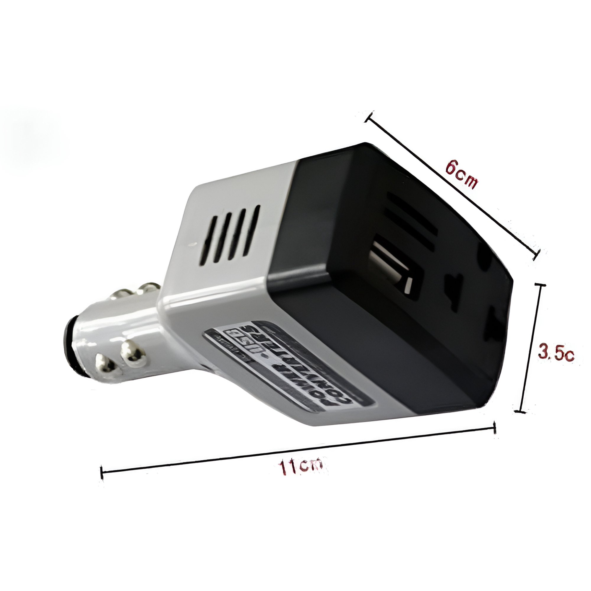 Car Power Converter Inverter 12V/24V for 220V Adapter Charger Car Cigarette Lighter Socket Power+USB Converter