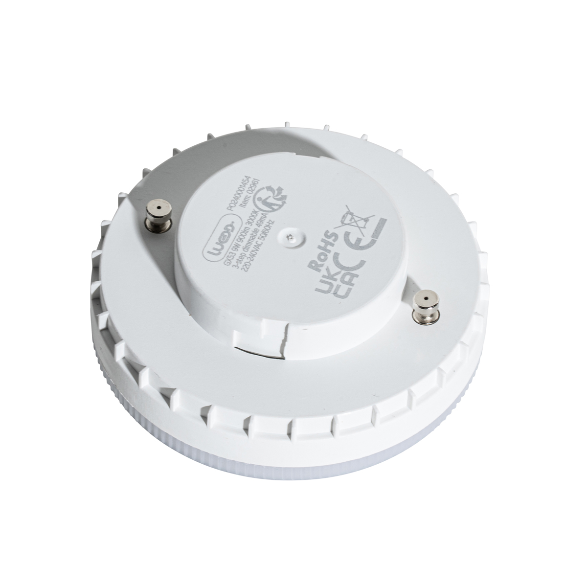 Lot de 5 ampoules LED  à intensité variable en 3 étapes 9W 900 lm 3000K