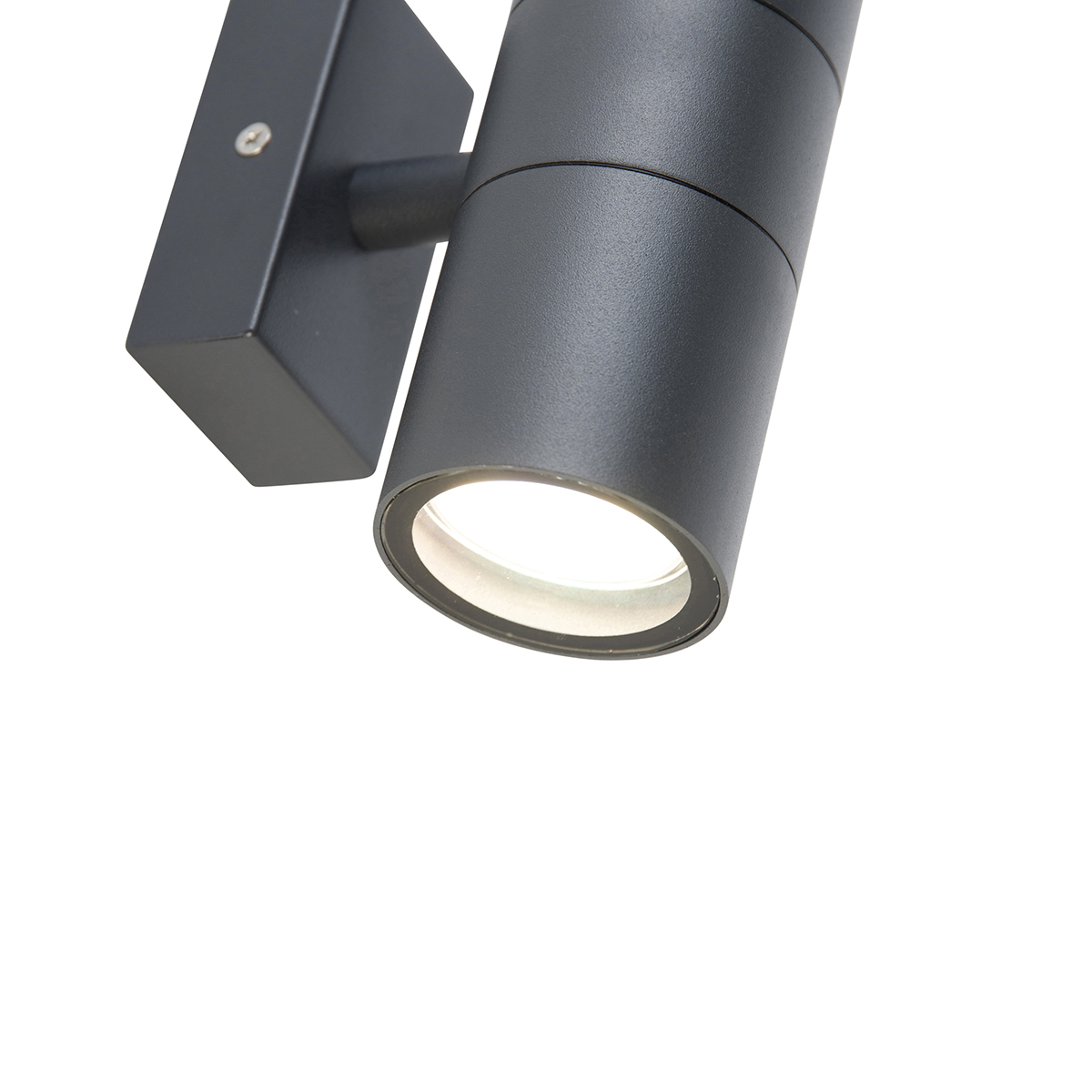 Applique murale extérieure gris foncé 2 lumières IP44 - Duo