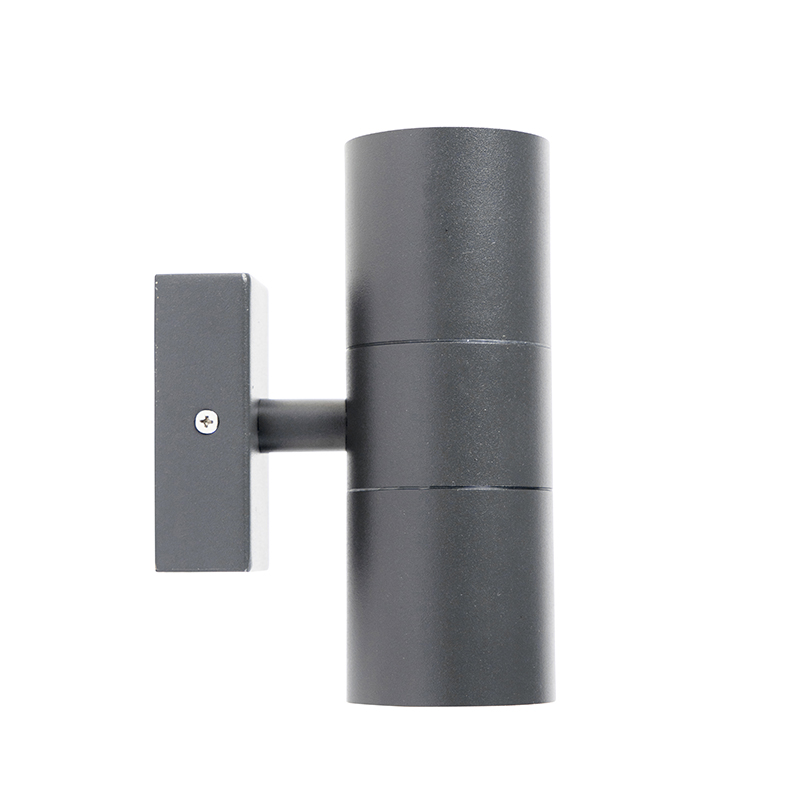 Applique murale extérieure gris foncé 2 lumières IP44 - Duo