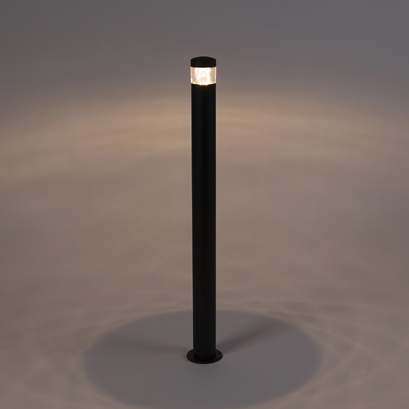 Lampe d'extérieur moderne noire 100 cm IP44 avec LED - Roxy
