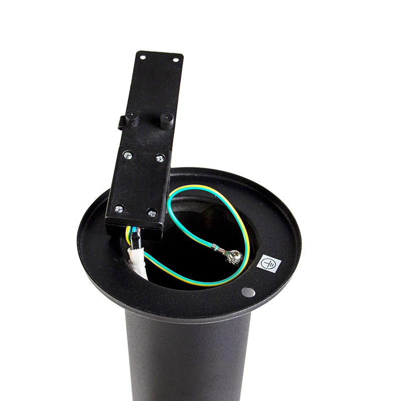 Lampe d'extérieur moderne noire 100 cm IP44 avec LED - Roxy