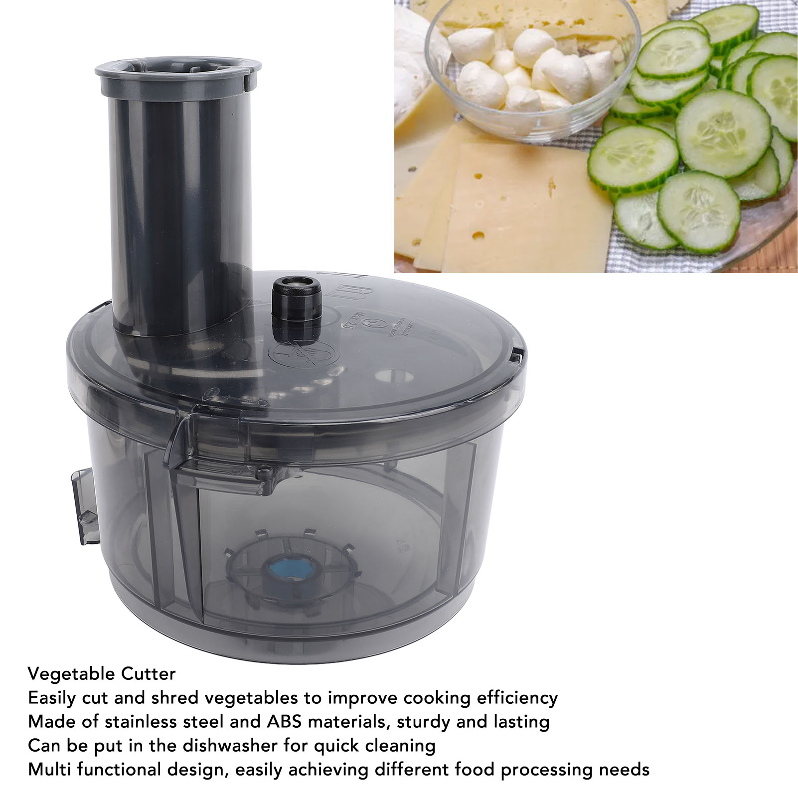 mixcover Grattugia per verdure, frutta e formaggio per Bimby TM6 e TM5, accessori Bimby da