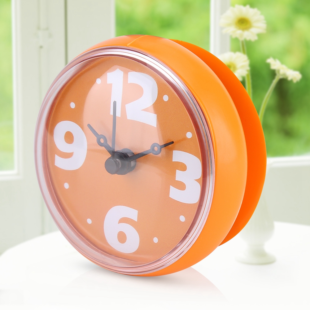 Petite Horloge Murale étanche Pour Salle De Bain - Design Sphérique Silencieux