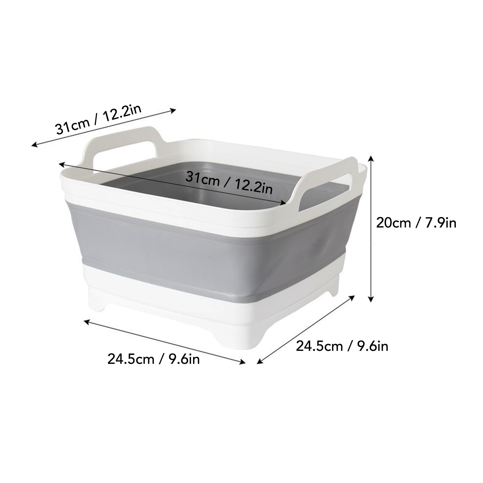 Évier De Camping Pliable – Baignoire Vaisselle Portable – Pour Extérieur, Lavage Bouteilles – Neuf