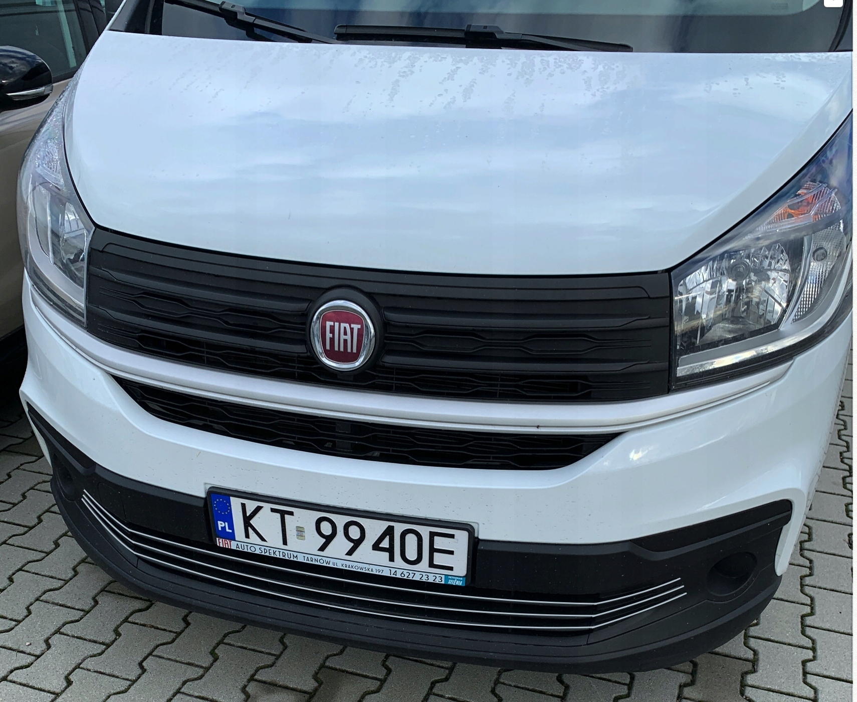 Bandes de pare-chocs chromées pour Fiat Talento