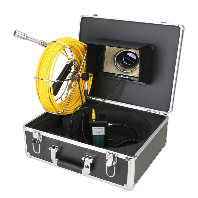 VEVOR Telecamere per Ispezioni 164 FT Kit Telecamera per Ispezione Tubi, per  Tubi Endoscopio Impermeabile con