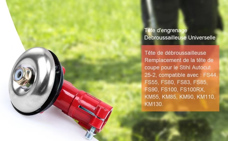 Vtizikl Entra nement D angle Pour Tondeuse Gazon 26 Mm 9 Dents 