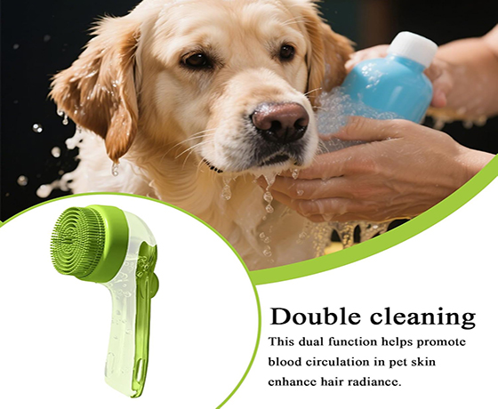Brosse de bain pour chien