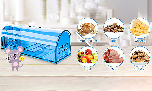 Piege A Souris Vivante, Facile à Installer Et Humain Et Réutilisable