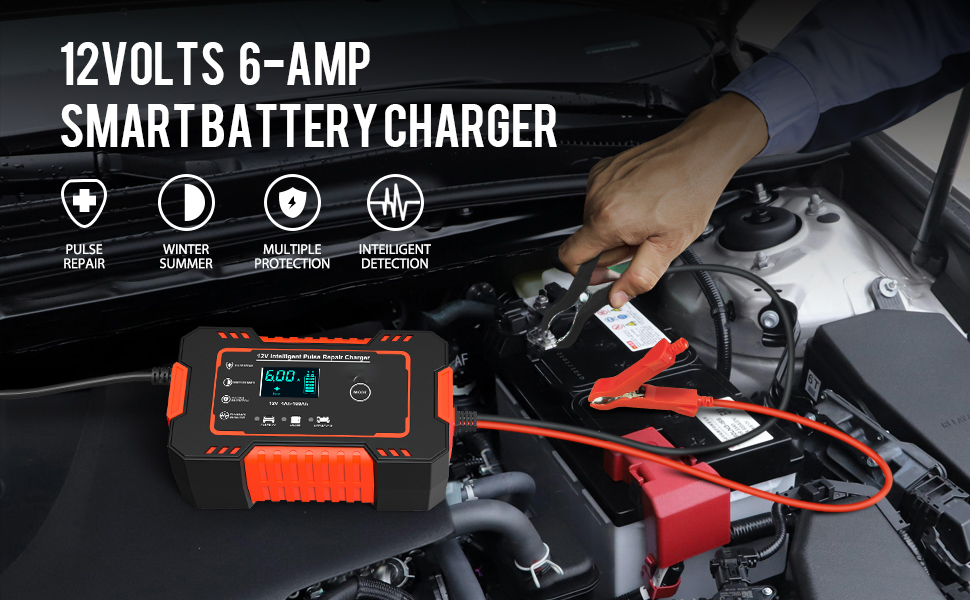 Chargeur de Batterie de Voiture Intelligent