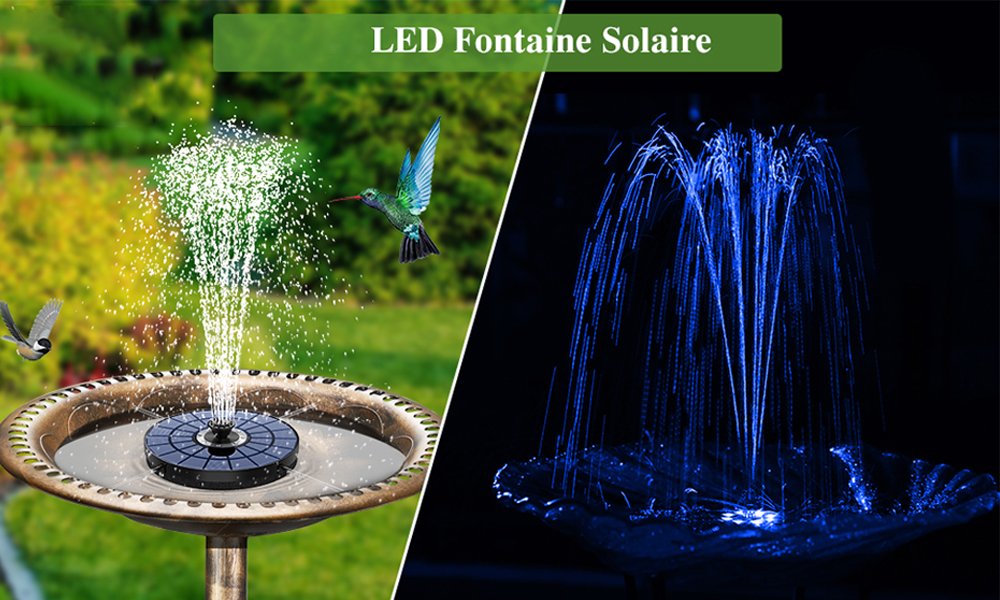 Fontana galleggiante solare