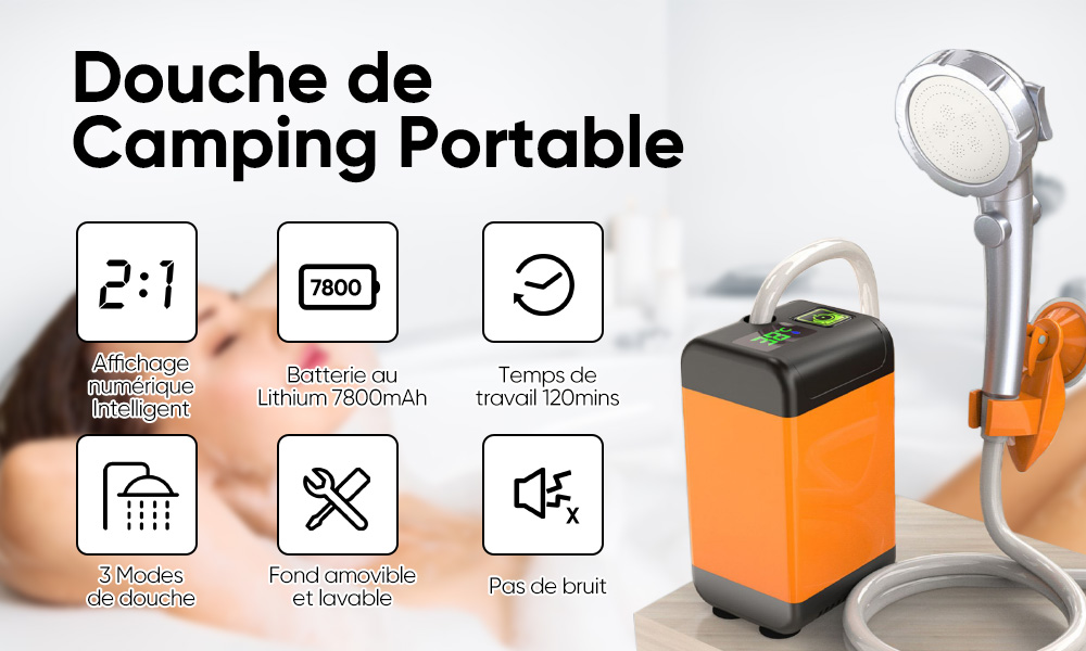Douche de Camping Portable 1